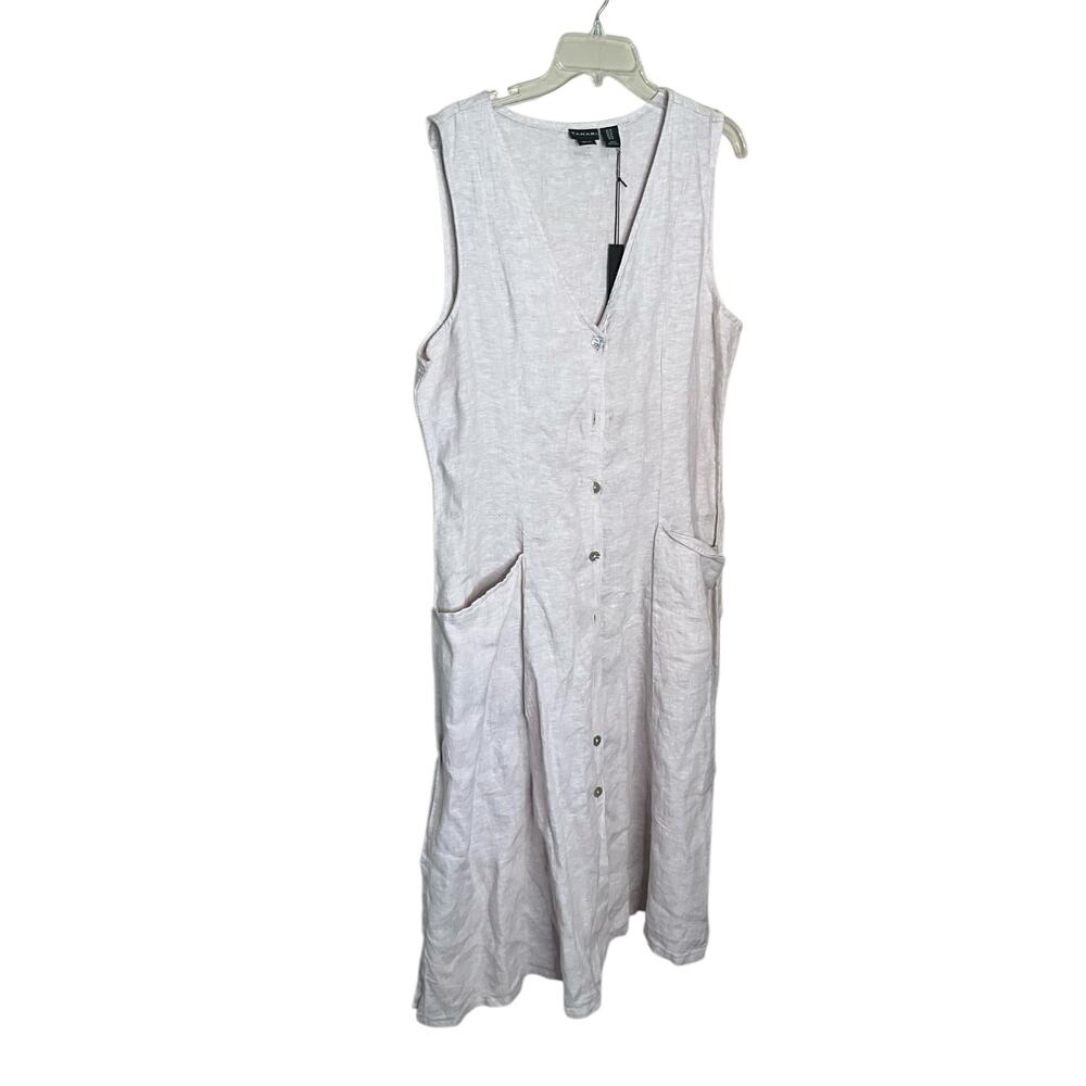 Tahari Light Gray Midi Dress